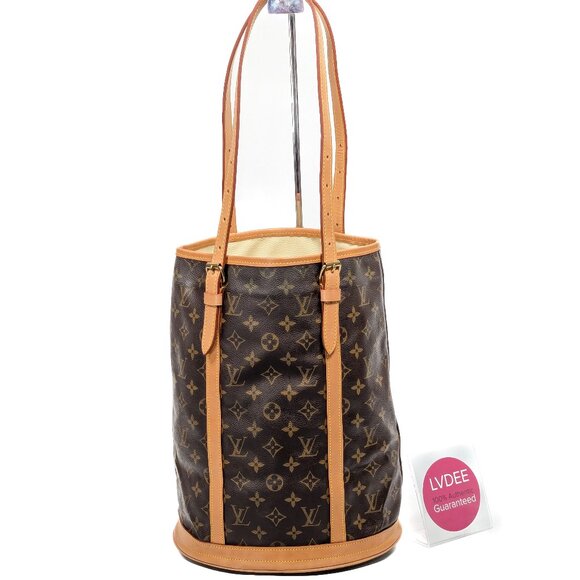 LOUIS VUITTON Bucket GM Monogram Canvas - Renewed Leather - Picture 15 of 15